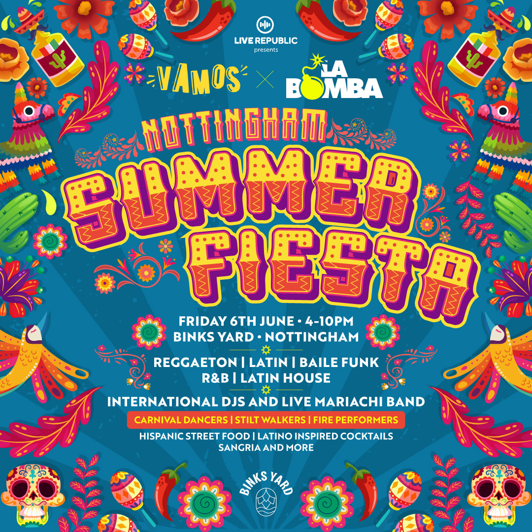 Nottingham’s Summer Fiesta 2025 | VAMOS X LA BOMBA