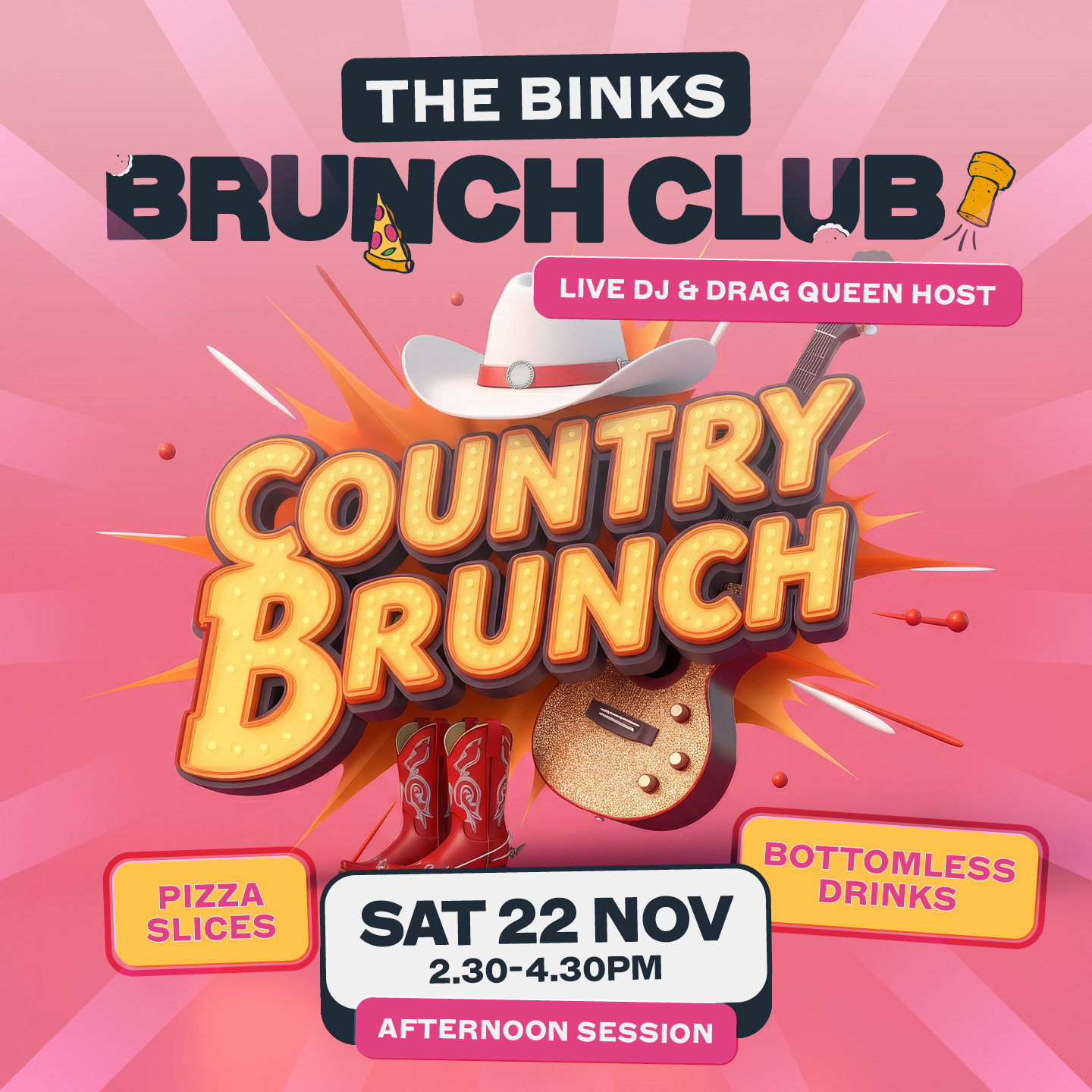 Binks Brunch Club – Country Brunch PM