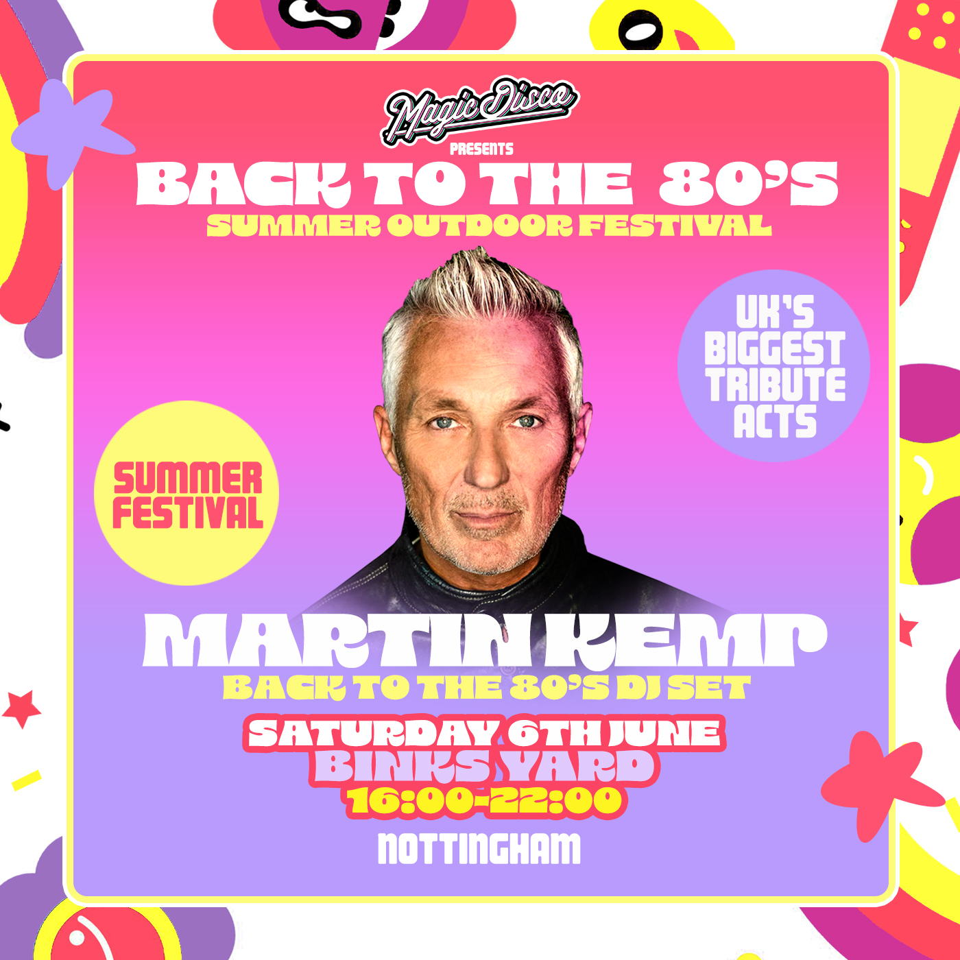 Back to the 80’s Festival with Martin Kemp