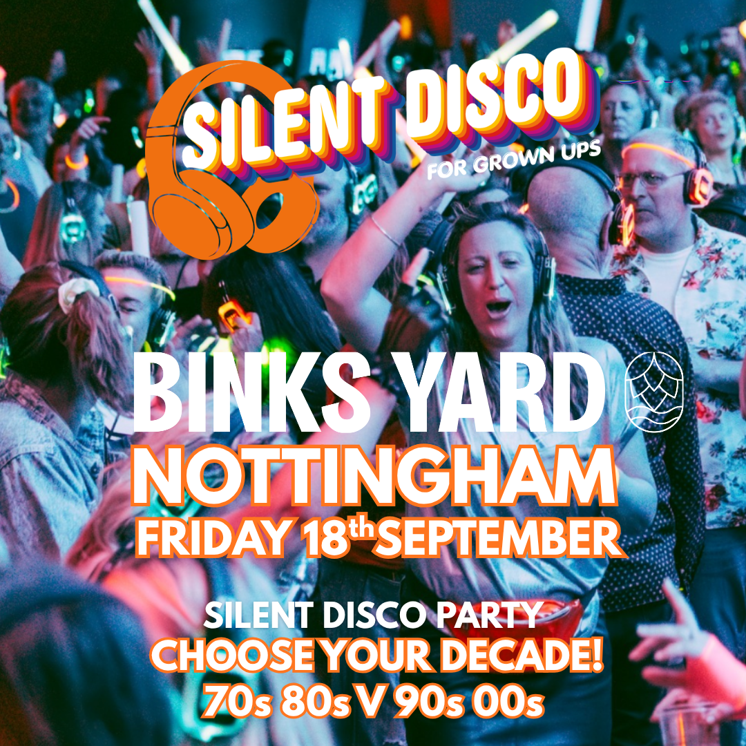 Silent Disco for Grown Ups Party  – 70s/80s V 90s/00s