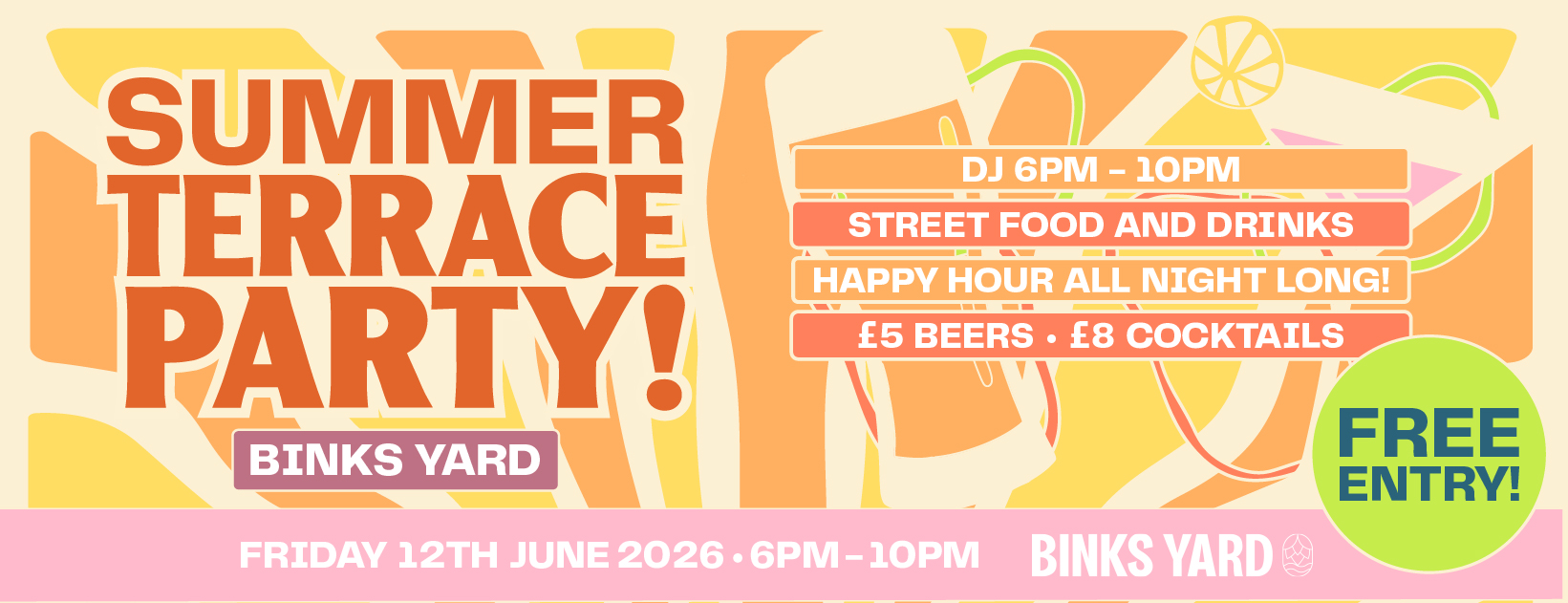 Free Summer Terrace Party