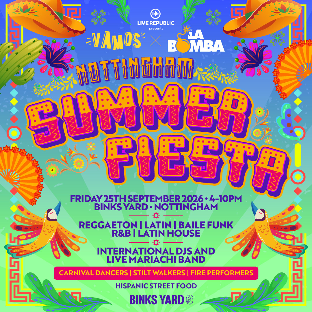 Nottingham’s Summer Fiesta 2026 | VAMOS X LA BOMBA